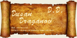 Dušan Draganov vizit kartica